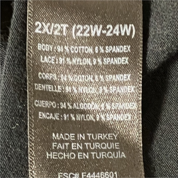 3/$15 ❤️ 12/10 avon leggings lace hem 2x 22/2 - Picture 6 of 7